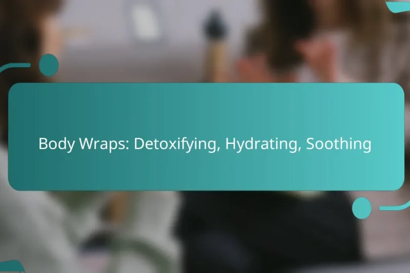 Body Wraps: Detoxifying, Hydrating, Soothing