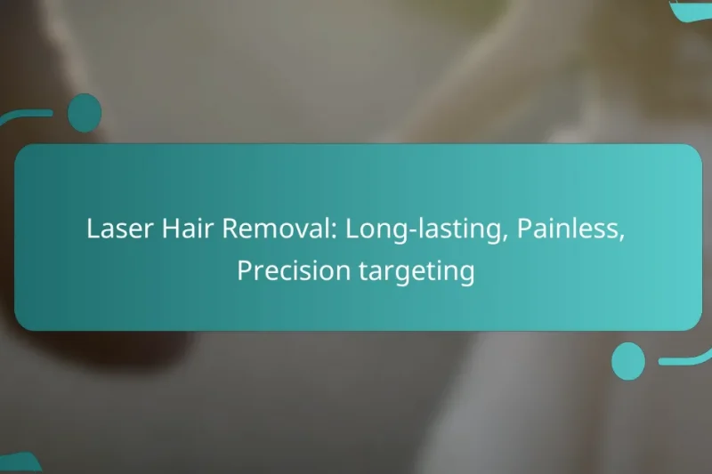 Laser Hair Removal: Long-lasting, Painless, Precision targeting
