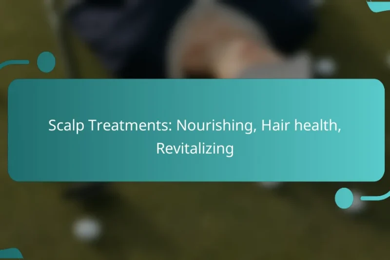 Scalp Treatments: Nourishing, Hair health, Revitalizing